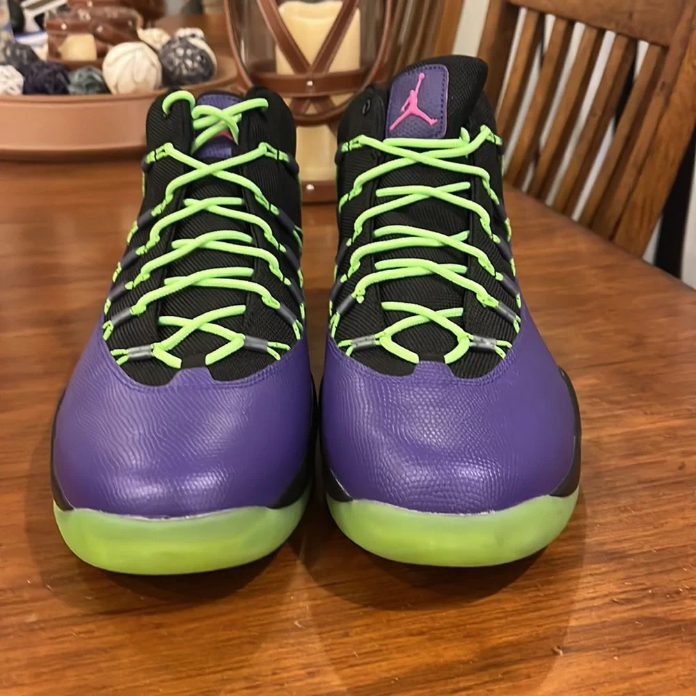 Nike Air Jordan Prime Flight Shoes Sneakers new 616846 018 Purple Mens Size 12